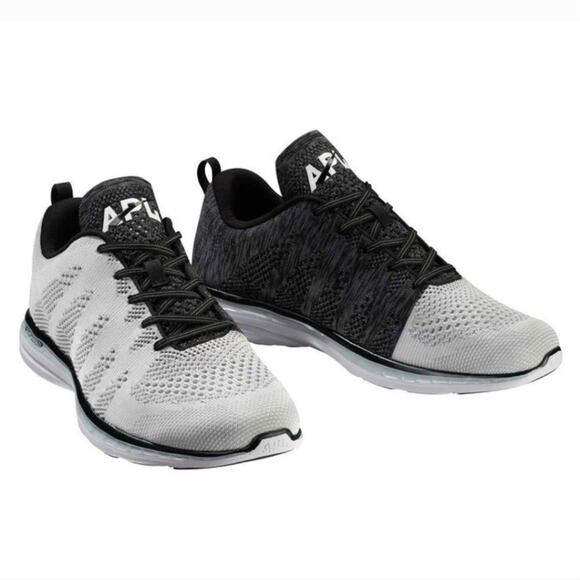 NEW APL TechLoom Pro Running Shoes White Black Unisex M 7.5 / W 9
